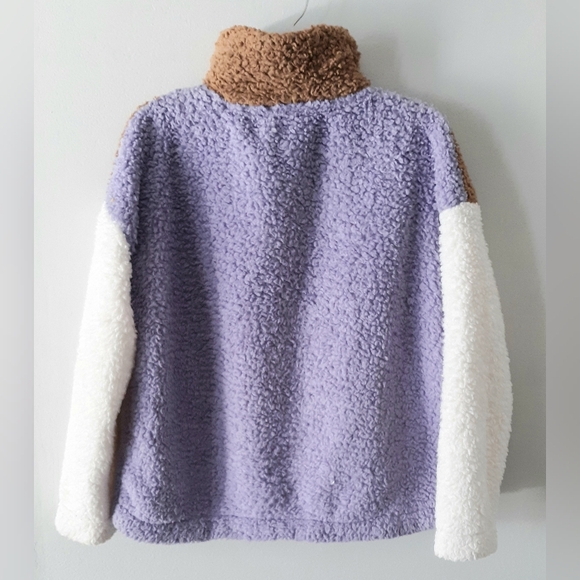 GAP Teddy Colorblock Jacket - Picture 3 of 5